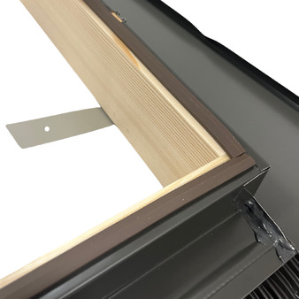 Lucernario in Alluminio e Legno - Apertura Vasistas