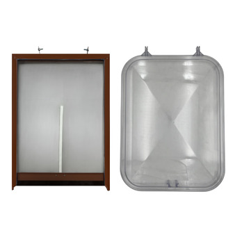 Ricambio per Lucernario Classico (Cupola PVC, Vetro)