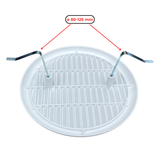 Griglia Aerazione Universale in Plastica con Molle