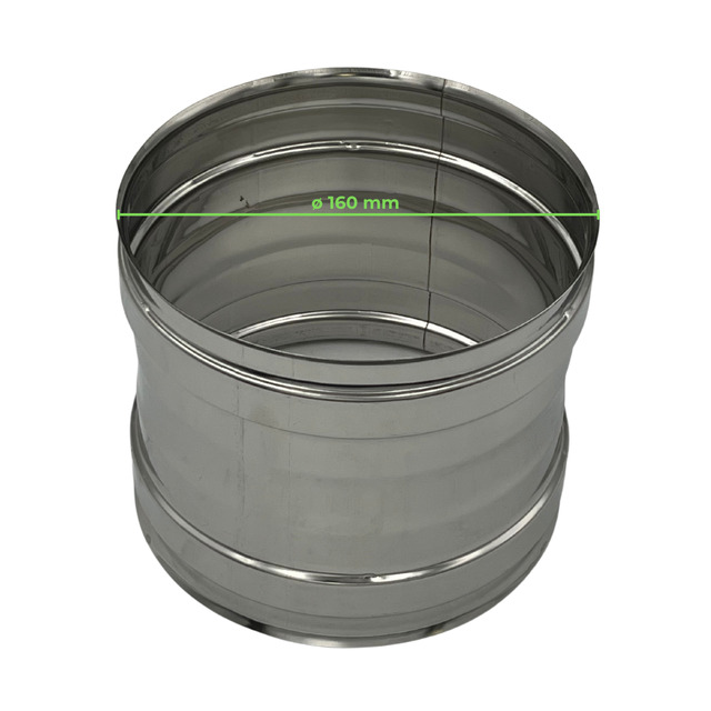 Manicotto di Giunzione Inox Monoparete AISI 316