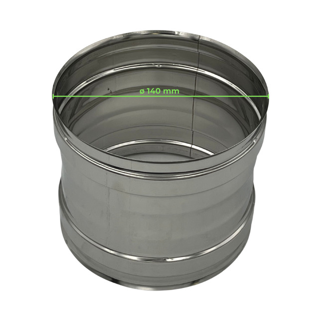 Manicotto di Giunzione Inox Monoparete AISI 316