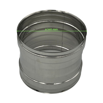 Manicotto di Giunzione Inox Monoparete AISI 316