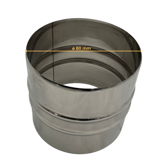 Manicotto di Giunzione Inox Monoparete AISI 316