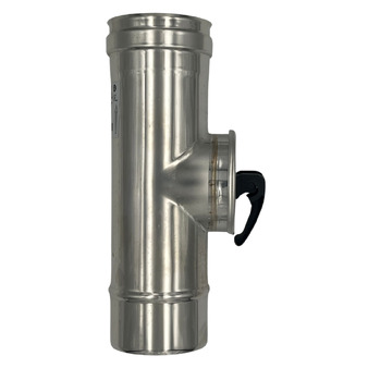 Elemento d'Ispezione con Sportello Tondo Inox