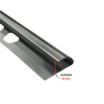 Profilo per Rivestimento Projolly Acciaio Inox AISI 304/1.4301 V2A