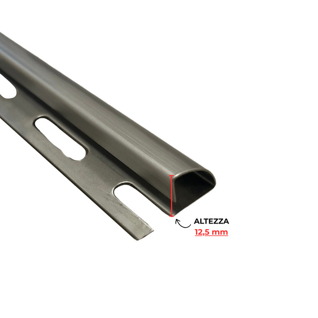 Profilo per Rivestimento Projolly Acciaio Inox AISI 304/1.4301 V2A