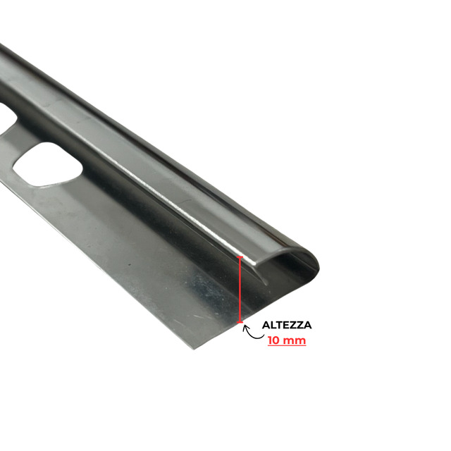 Profilo per Rivestimento Projolly Acciaio Inox AISI 304/1.4301 V2A