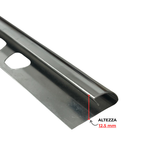 Profilo per Rivestimento Projolly Acciaio Inox AISI 304/1.4301 V2A