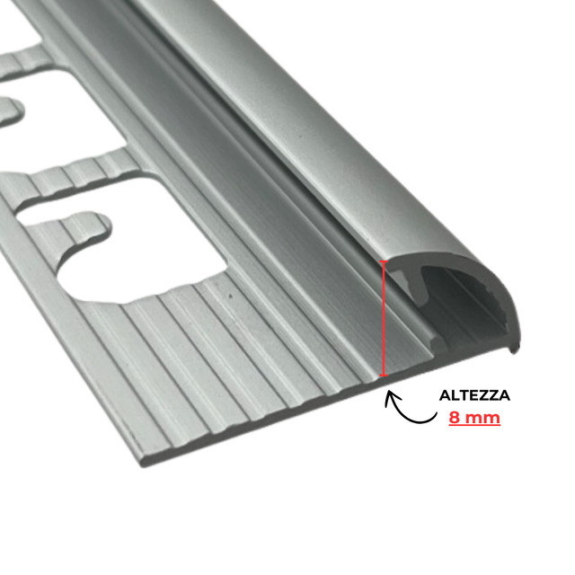 Profilo per Rivestimento Projolly Alluminio Satinato