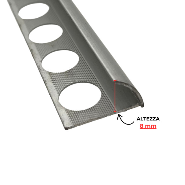 Profilo per Rivestimento Projolly Alluminio Satinato
