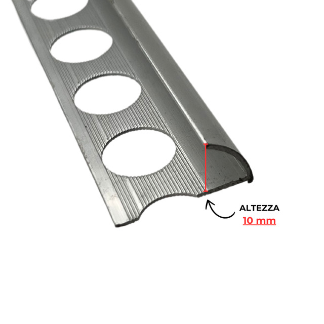 Profilo per Rivestimento Projolly Alluminio Lucido