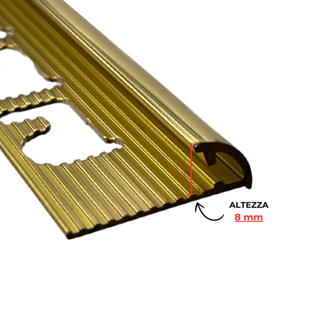 Profilo per Rivestimento Projolly Ottone Lucido