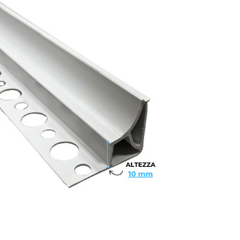Profilo per Rivestimento Prosguscio PVC bianco