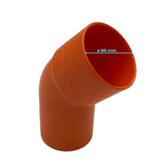 Curva 45° in PVC