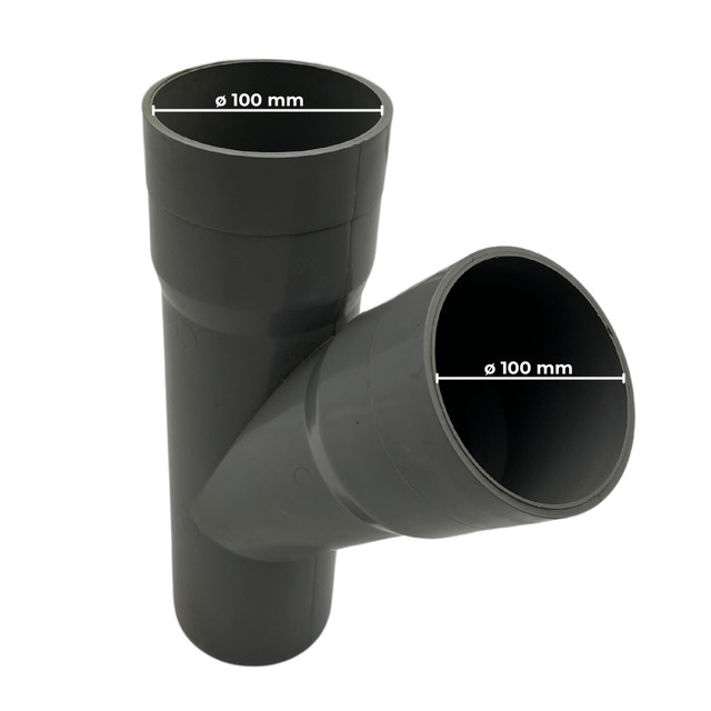Derivazione 45° in PVC