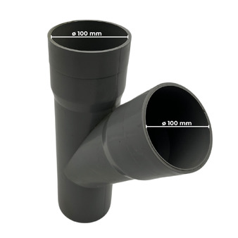 Derivazione 45° in PVC
