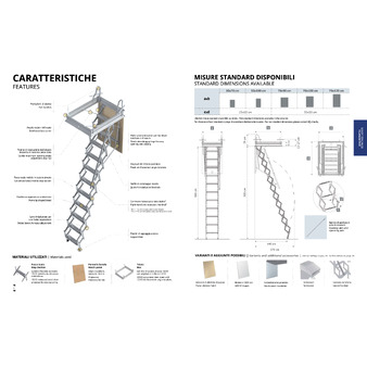 Scala Retrattile a Pantografo h 276-300