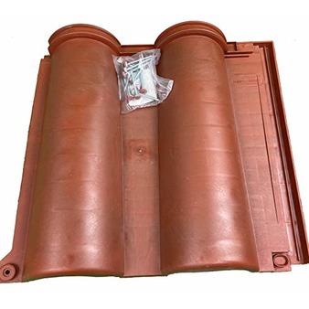 Tegola in Plastica Doppia Onda con Accessori