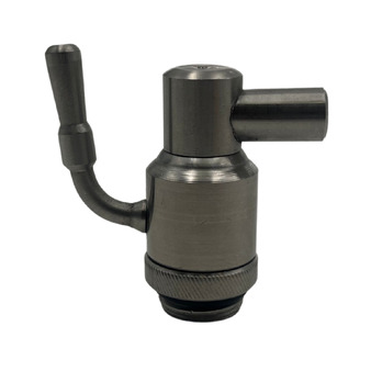 Rubinetto in Acciaio Inox con Ghiera per Olio Vino e Birra con Beccuccio Ruotabile Salvagoccia 1/2 Pollice