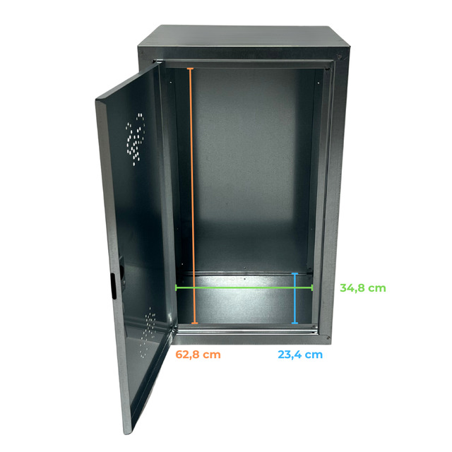 Cassetta Gas Zincata