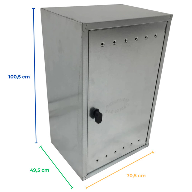 Cassetta Gas Zincata