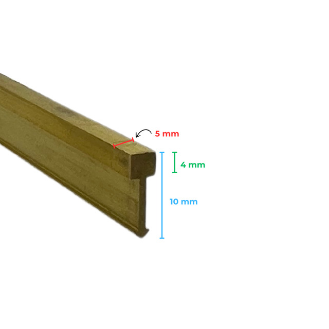 Profilo per Pavimento Projoint Ottone Naturale