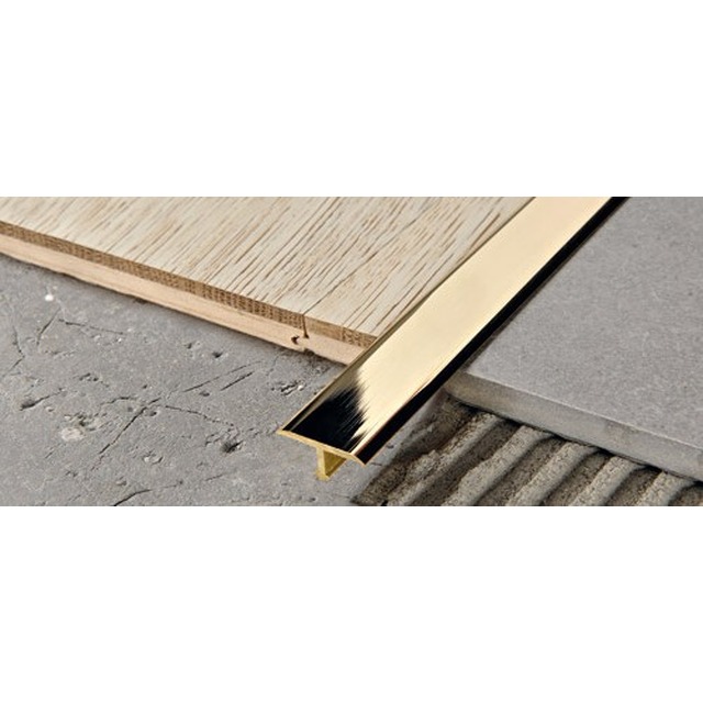 Profilo per Pavimento Procover Ottone Lucido e Cromato