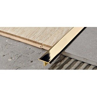 Profilo per Pavimento Procover Ottone Lucido e Cromato