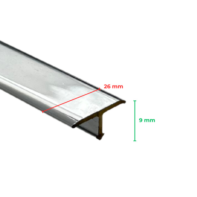 Profilo per Pavimento Procover Ottone Lucido e Cromato