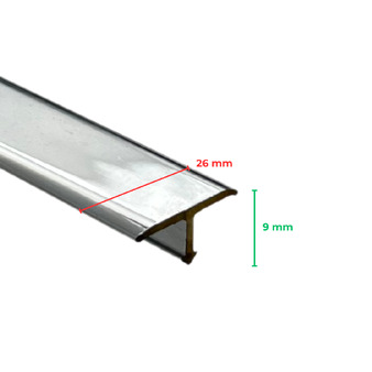Profilo per Pavimento Procover Ottone Lucido e Cromato