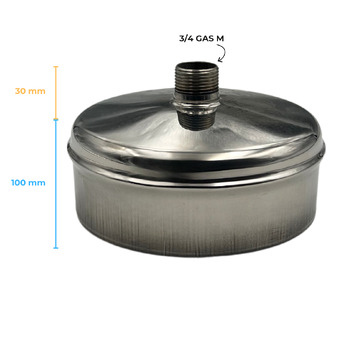 Double Wall Stainless Steel Condensate Drain Plug