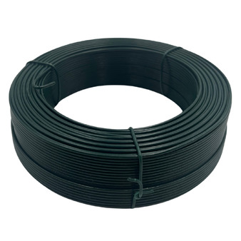 Filo Di Ferro Zincato E Plastificato - Diametro 1.6mm, Lunghezza 5m, Per Giardinaggio E Fai Da Te