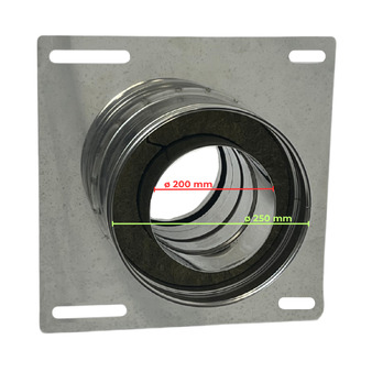 Piastra Intermedia a Doppia Parete Inox AISI 316