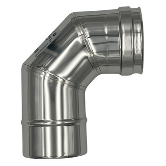 Gomito Monoparete Inox AISI 316
