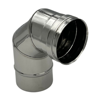 Gomito Monoparete Inox AISI 316