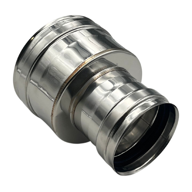 Raccordo Uscita Doppia-Mono Inox