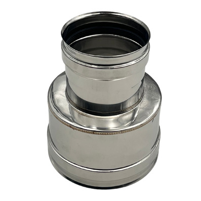 Raccordo Uscita Doppia-Mono Inox