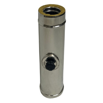 Elemento di Ispezione con Sportello Tondo a Doppia Parete Inox AISI 316