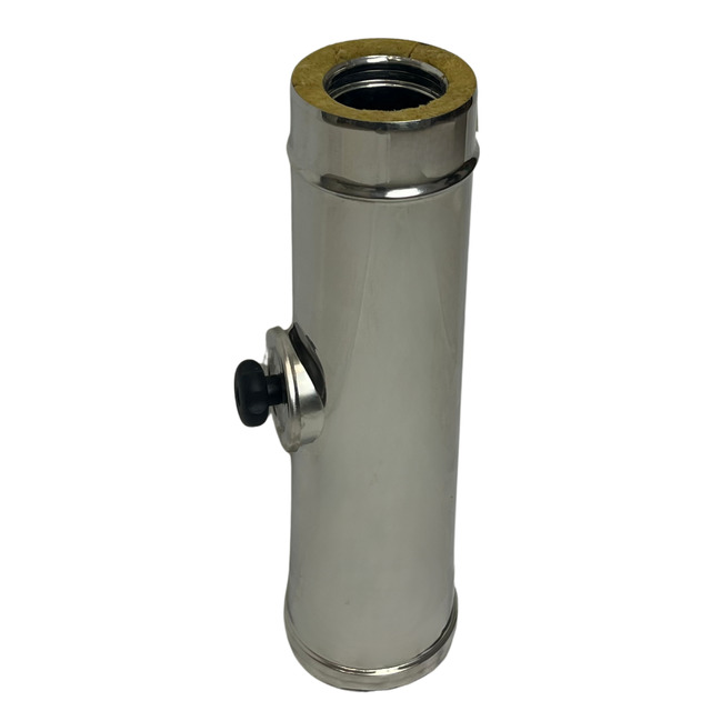 Elemento di Ispezione con Sportello Tondo a Doppia Parete Inox AISI 316