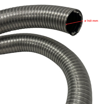 Tubo Flessibile Inox a Doppia Parete con Interno Liscio AISI 304