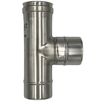 Raccordo a "T" Inox Monoparete AISI 316