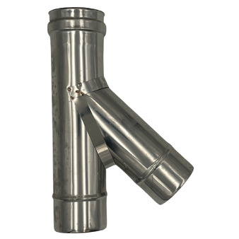 Raccordo a "T" Inox Monoparete AISI 316