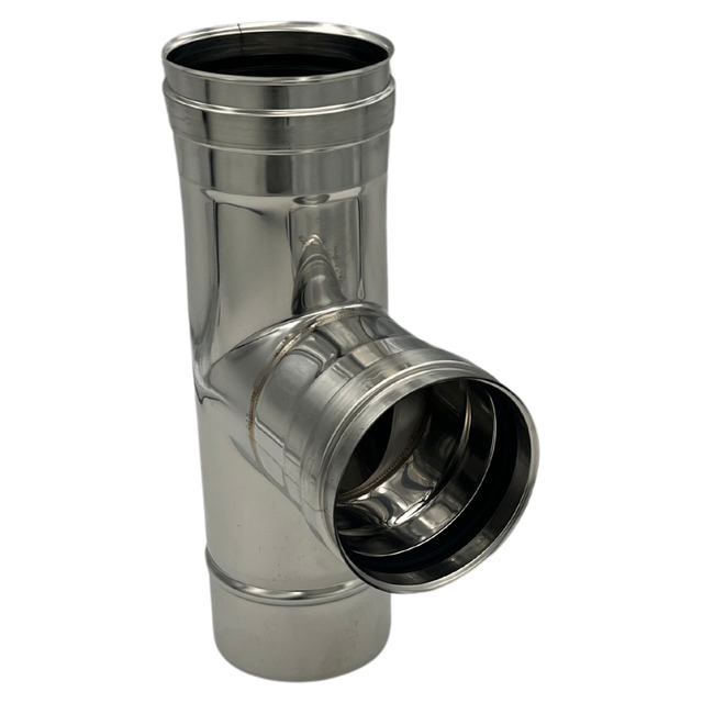 Raccordo a "T" Inox Monoparete AISI 316