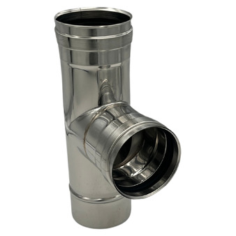 Raccordo a "T" Inox Monoparete AISI 316