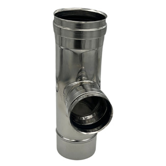 Raccordo a "T" Inox Monoparete AISI 316