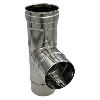 Raccordo a "T" Inox Monoparete AISI 316