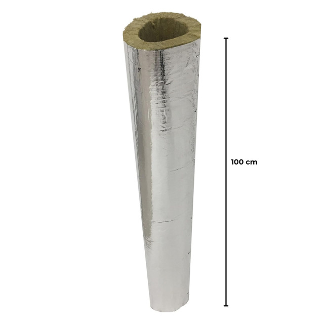 Coppelle Isolanti in Lana di Roccia Alluminate