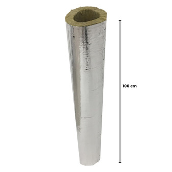 Coppelle Isolanti in Lana di Roccia Alluminate