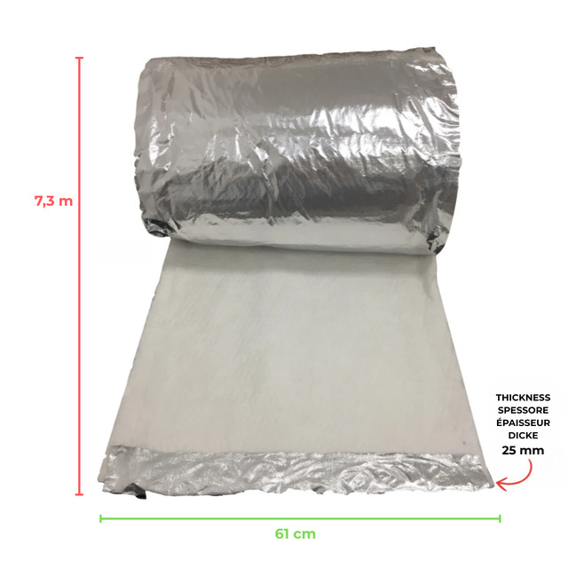 Ceramic Fiber Roll, Chimney Insulation, High Temperature Fireproof Mat