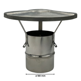 Cappello Cinese Inox Monoparete AISI 316